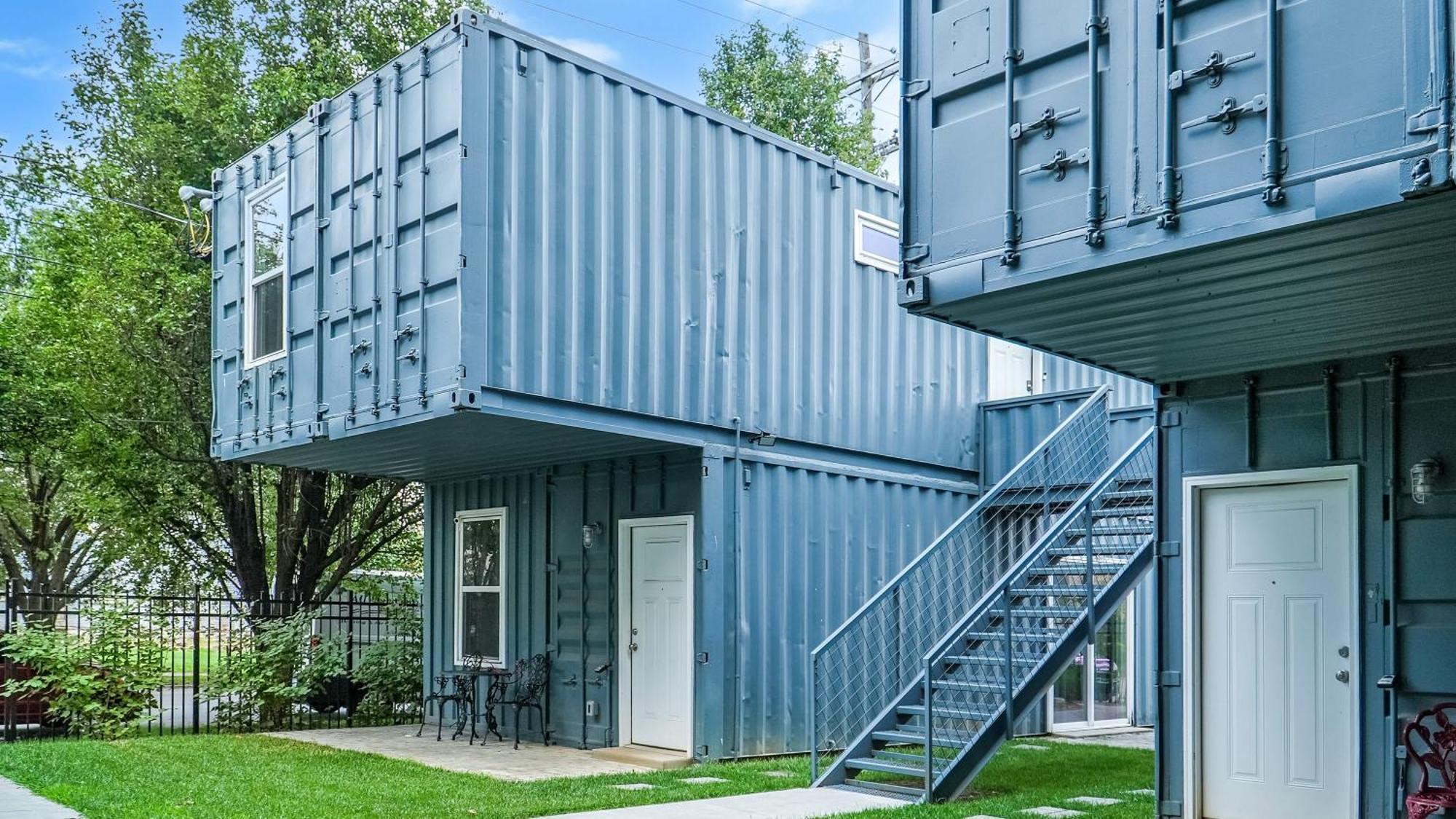 Unique Shipping Container Retreat: Six 1br Units Louisville