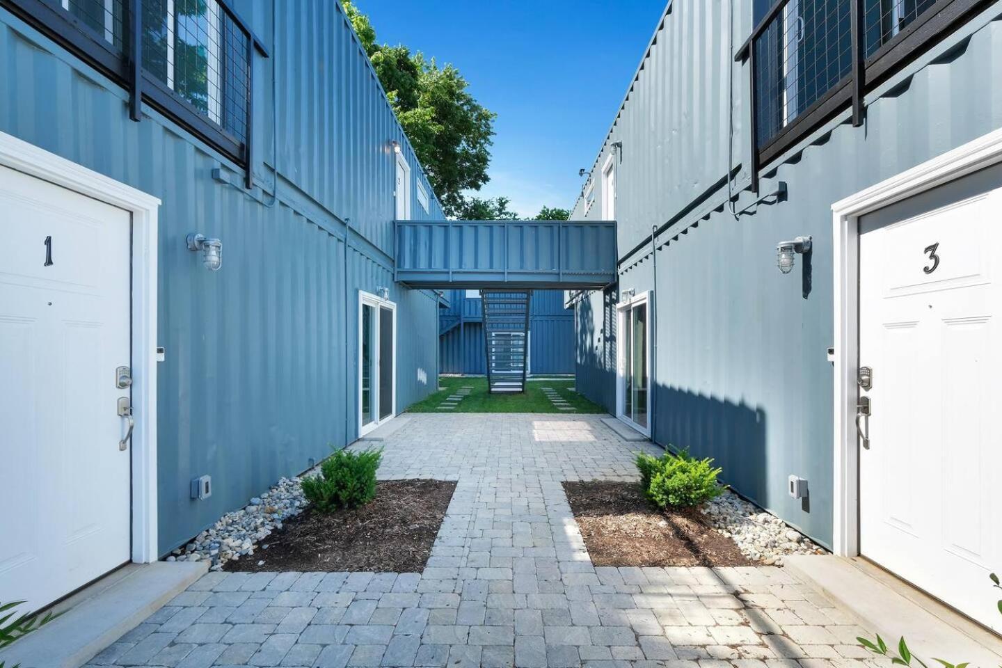 Unique Shipping Container Retreat: Six 1br Units