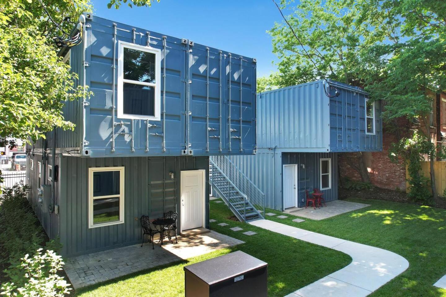 Unique Shipping Container Retreat: Six 1br Units Apartment