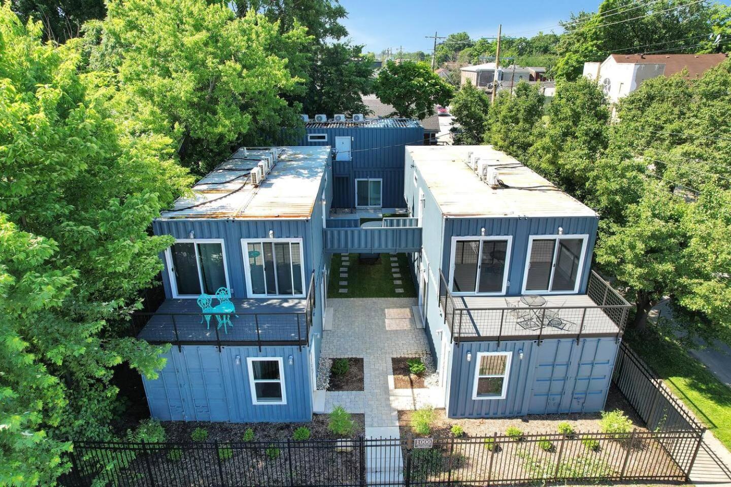 Unique Shipping Container Retreat: Six 1br Units Apartment